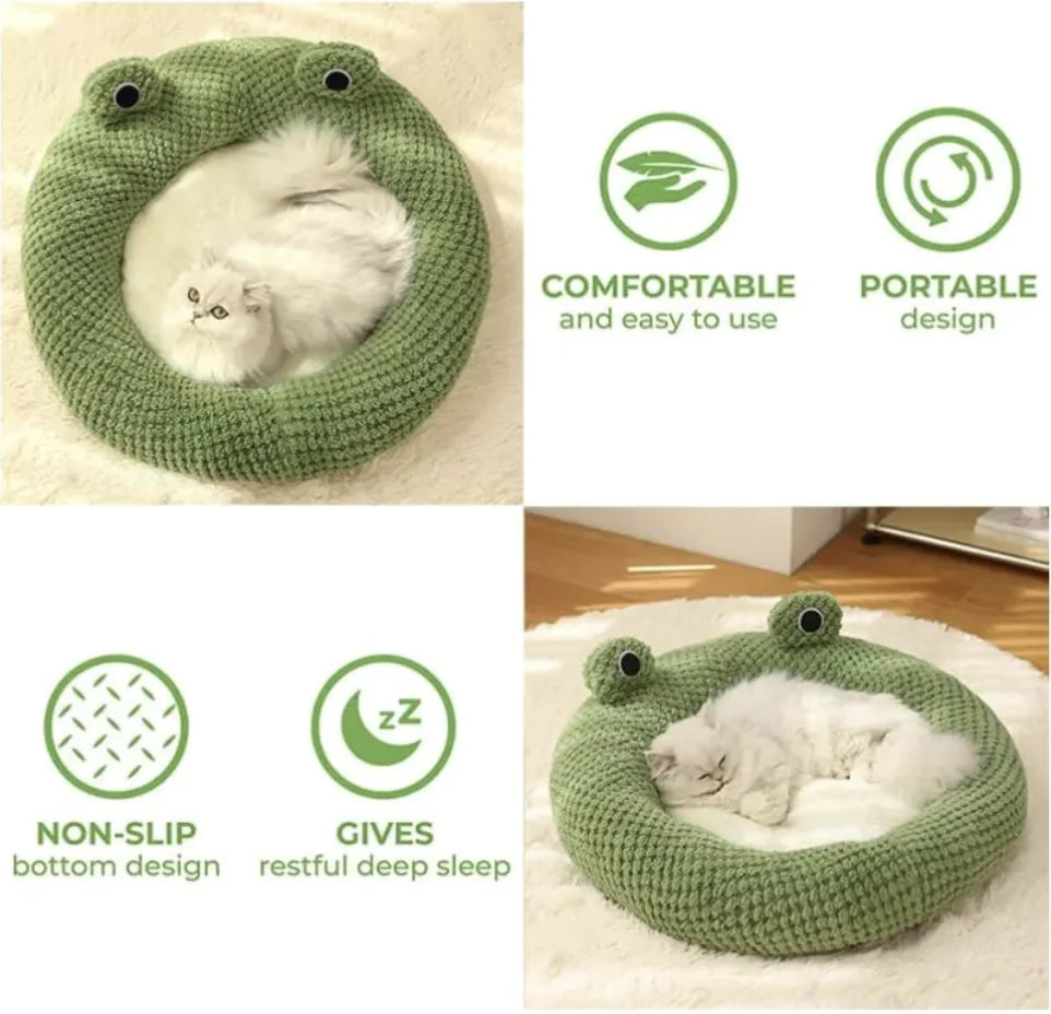 Charming Frog Pet Lounger